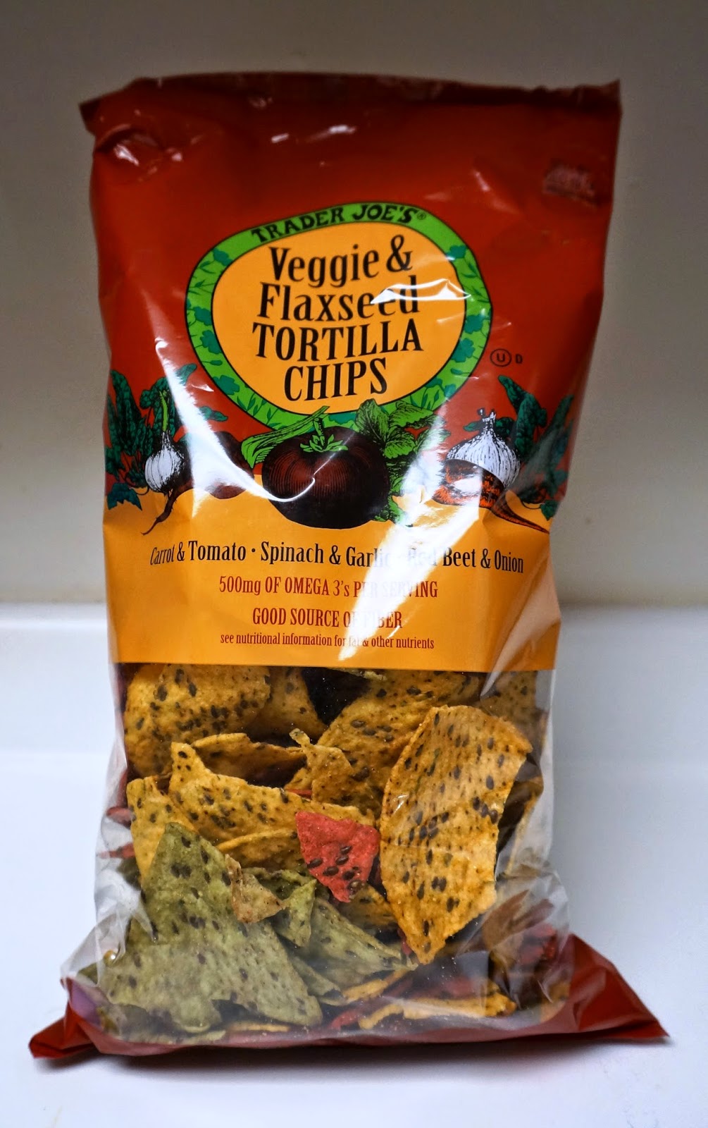 Exploring Trader Joe's Trader Joe's Veggie & Flaxseed Tortilla Chips