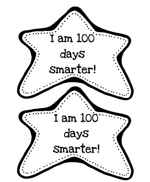 100 Days Smarter Crown Free Printable