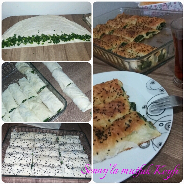 HAZIR YUFKADAN ISPANAKLI RULO BÖREK TARİFİ Senay'la Mutfak Keyfi