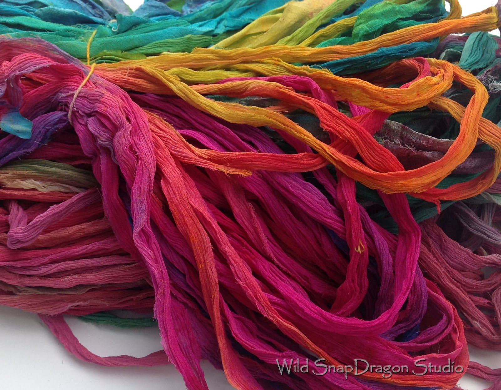 Wild SnapDragon Studio Where To Find Silk Sari Ribbon
