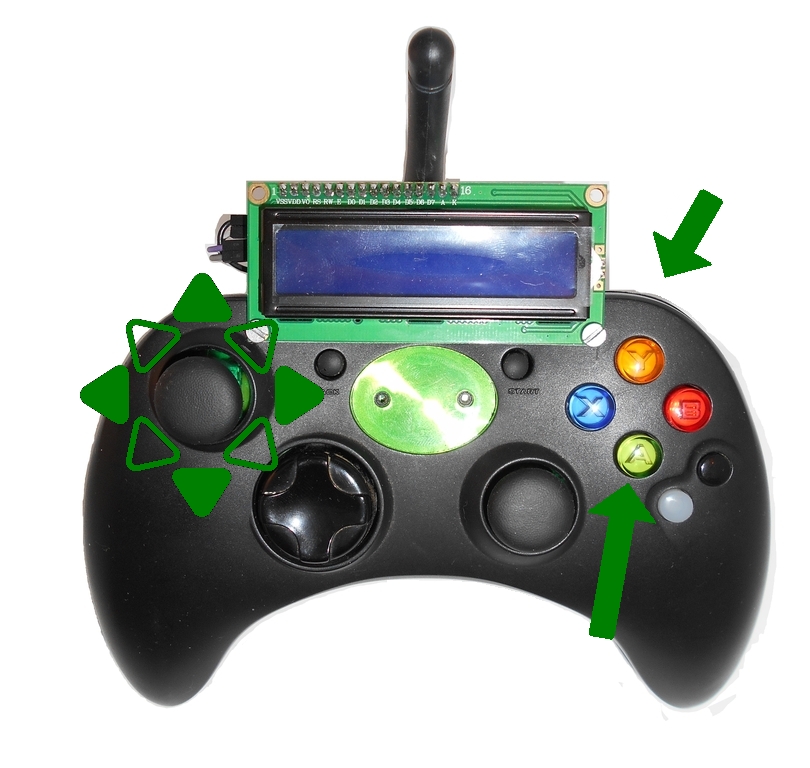 XboxRC24 botones predefinidos para el modo tanque