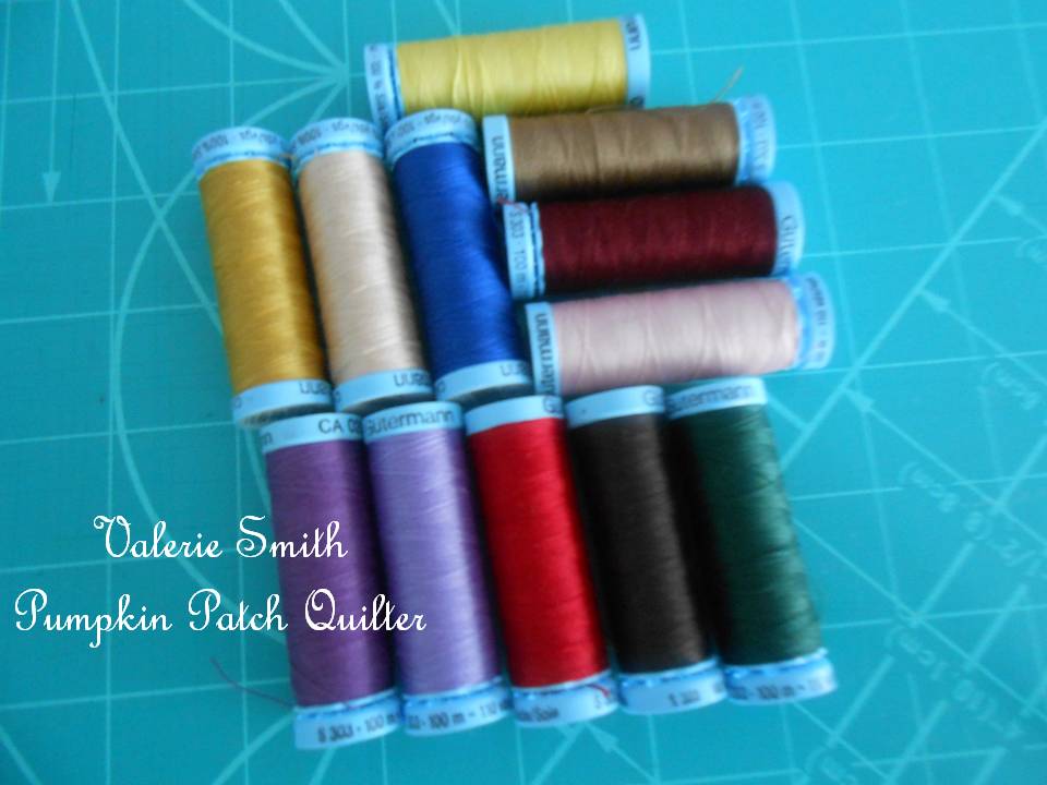 Pumpkin Patch Quilter Gutermann Silk Thread Review