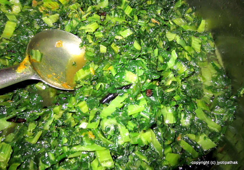 Taste of Nepal Raayo ko Saag (Mustard Greens)