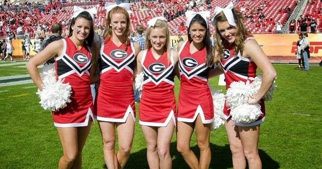 The Georgia Tech Cheerleaders.