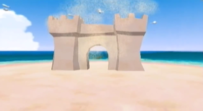 Super Mario Sunshine Sand Castle Portal Gelato Beach