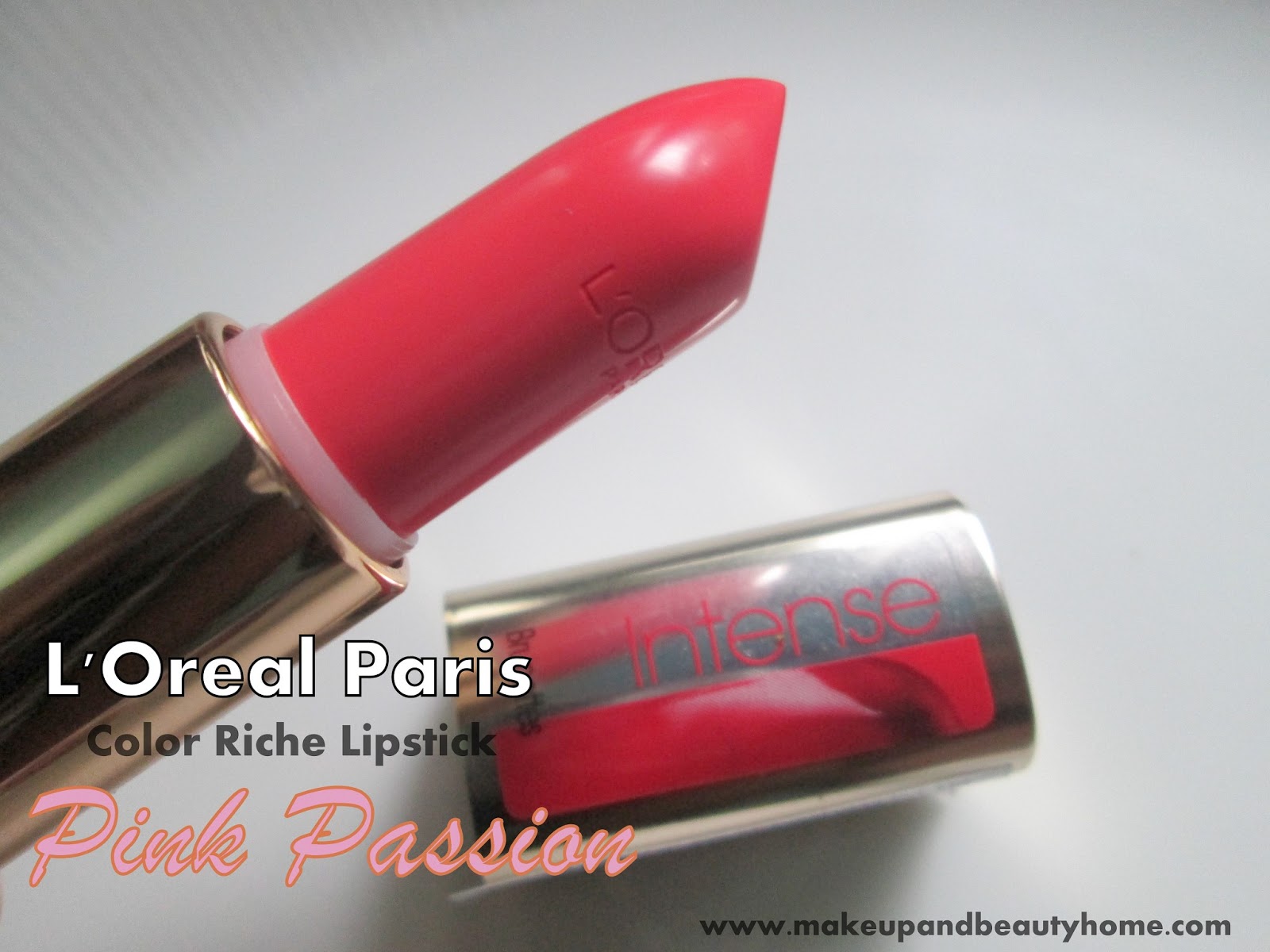 L'Oréal Paris Color Riche Lipstick Pink Passion Review, Swatches and FOTD
