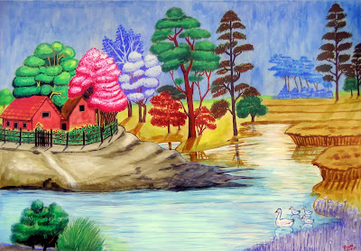 Landscape Painting by Prem Gaire