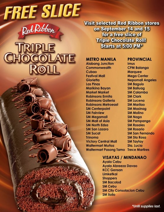 Manila Life: of Ribbon's Triple Chocolate Roll