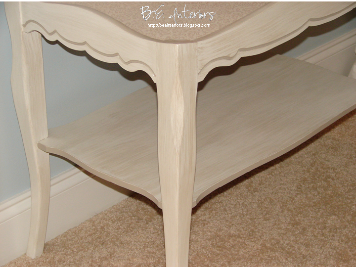 B.E. Interiors French Accent Table Reveal
