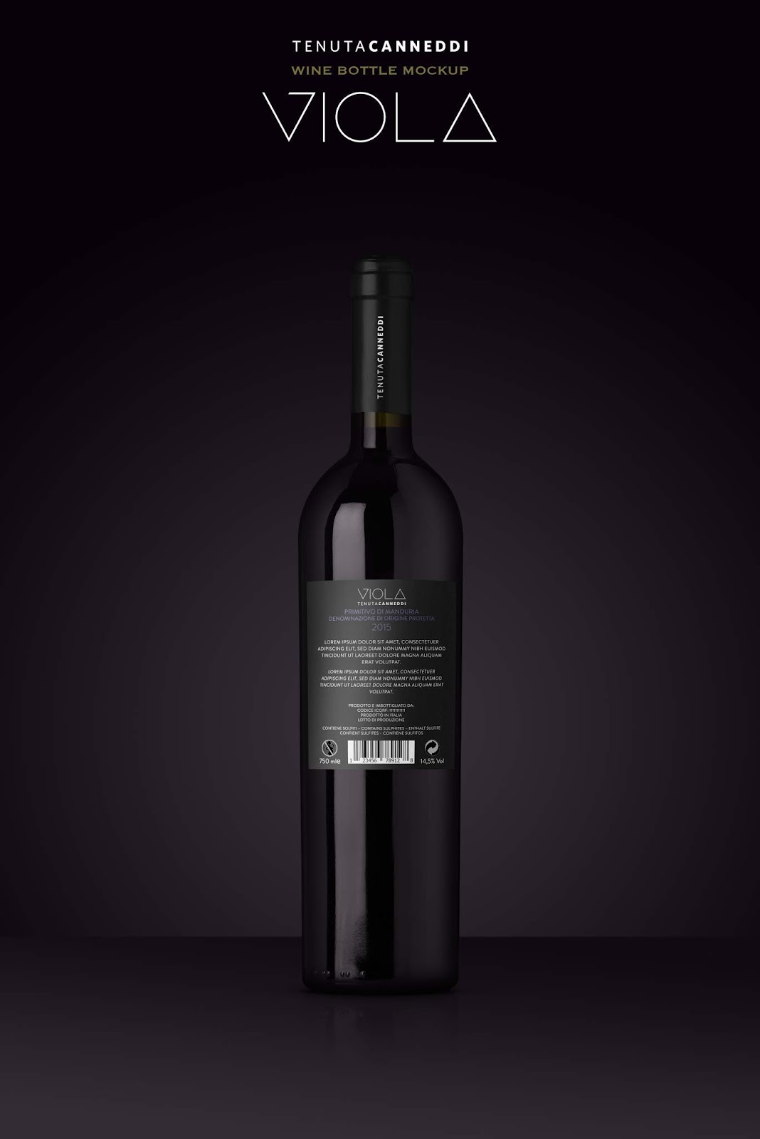Viola Wine Primitivo di Manduria Salento Packaging Of The World