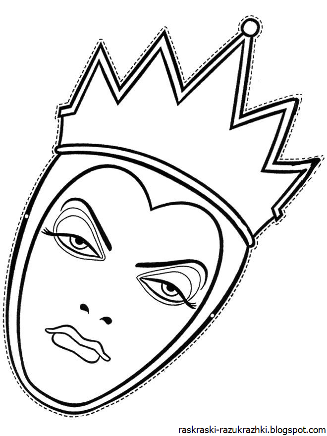 Снежная Королева Раскраска