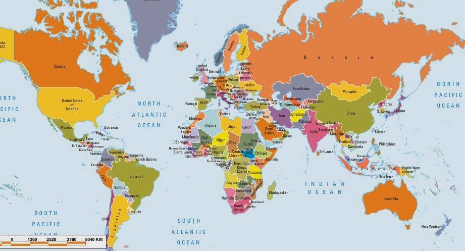 Interactive Map Of World - United States Map