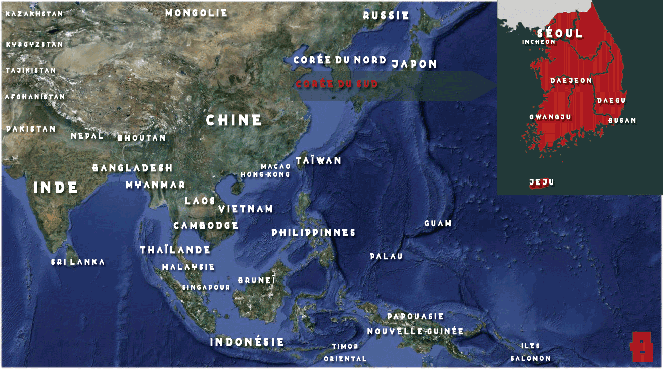 Géographie de la Corée du Sud Bienvenue en Corée du Sud Toute l'info sur la Corée Géographie de la Corée du Sud Bienvenue en Corée du Sud Toute l'info sur la Corée