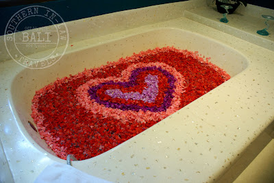 Viceroy Bali Review - Lembah Spa, Ubud Couples Massage - Warm Flower Petal Bath