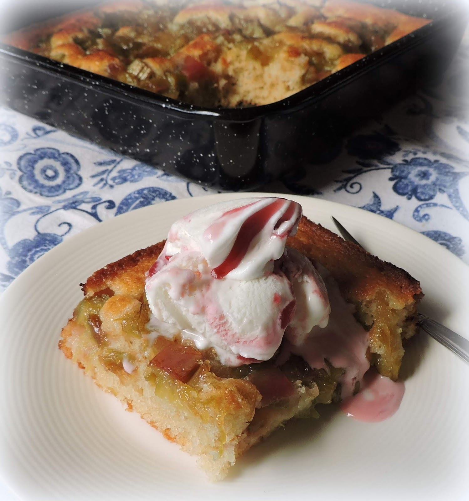 Rhubarb Pudding Cake The English Kitchen