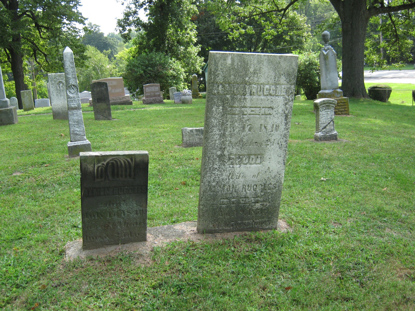 Brady's Bunch of Lorain County Nostalgia Almon Ruggles' Tombstones