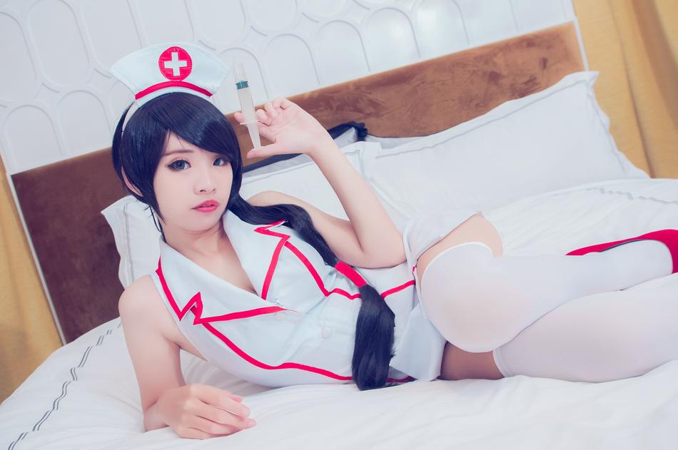 nurse akali beautiful cosplay