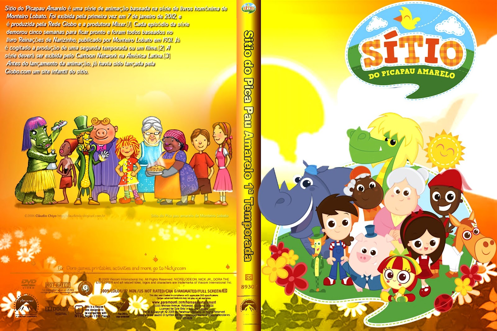 VECOSTAR Capas de DVD's Capa DVD Sítio do picapau amarelo 2012 VECOSTAR Capas de DVD's Capa DVD Sítio do picapau amarelo 2012