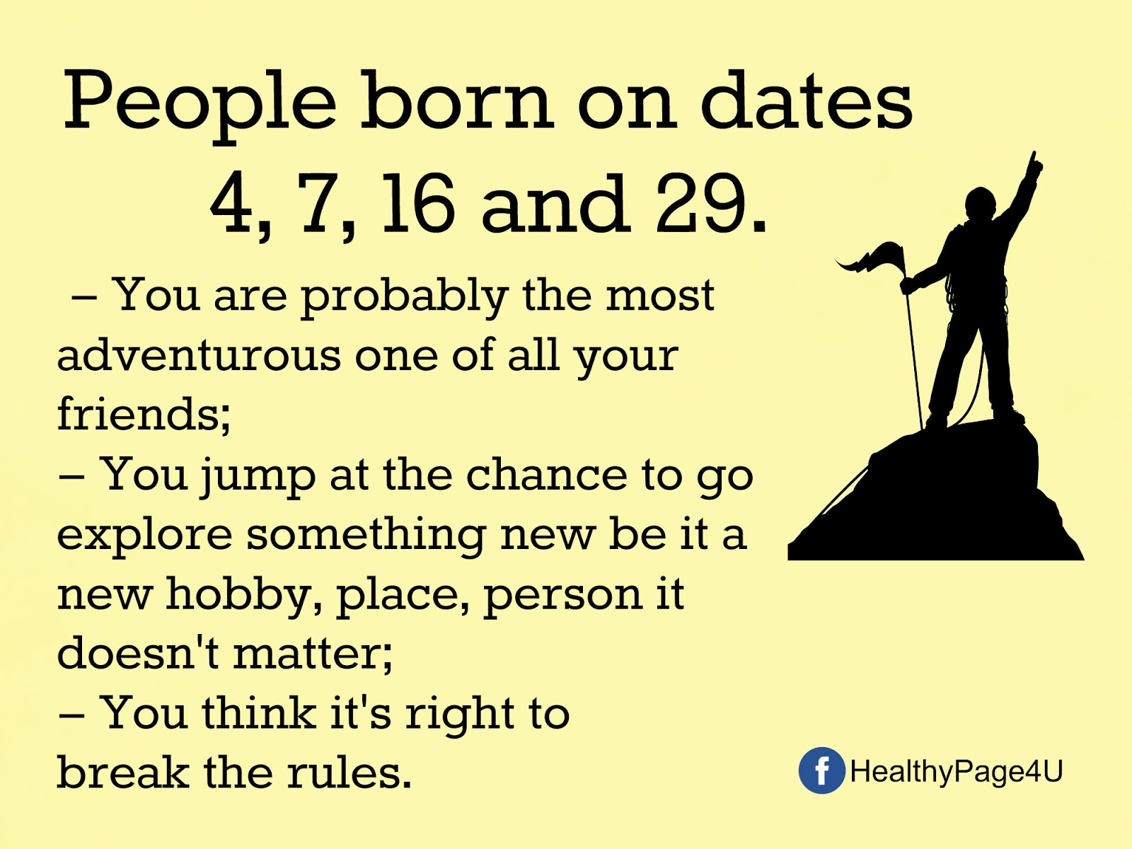 Awesome Quotes: This Is What Your Birth-date Tells About You And Your