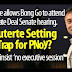 Pres. Duterte Insists "No Executive Session" in Frigate Deal Senate Hearing, Allows SAP Bong Go to Attend (Video)