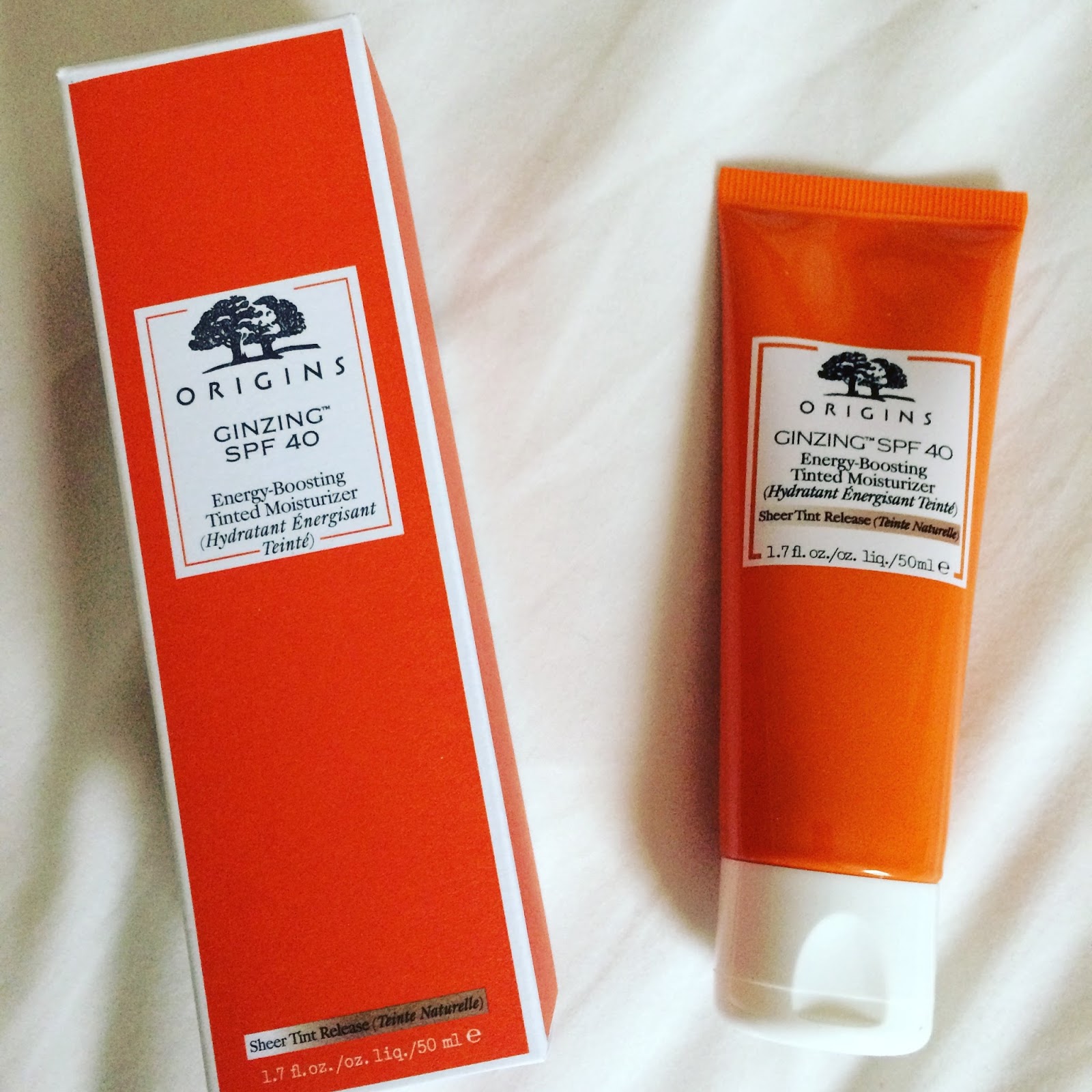 Origins GinZing EnergyBoosting Tinted Moisturiser London Makeup Blog