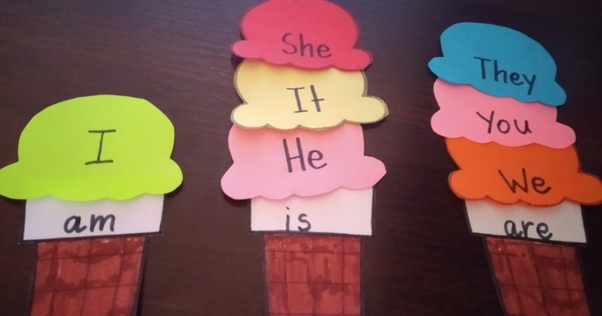 Download (verb to be ice cream activity )pdf very useful