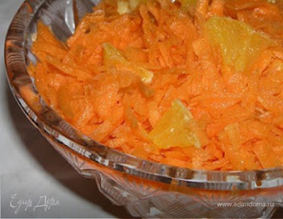 салат морковь с апельсинами