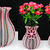 How to make a flower vase at home