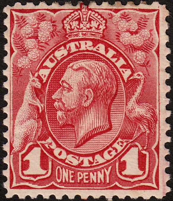 Engraved Stamps! Australia 1913 1d Engraved Issue