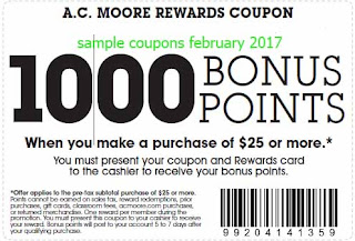 AC Moore coupons february 2017
