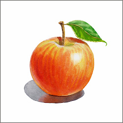 apple irina sztukowski watercolor apples paintings painted vitamins artz