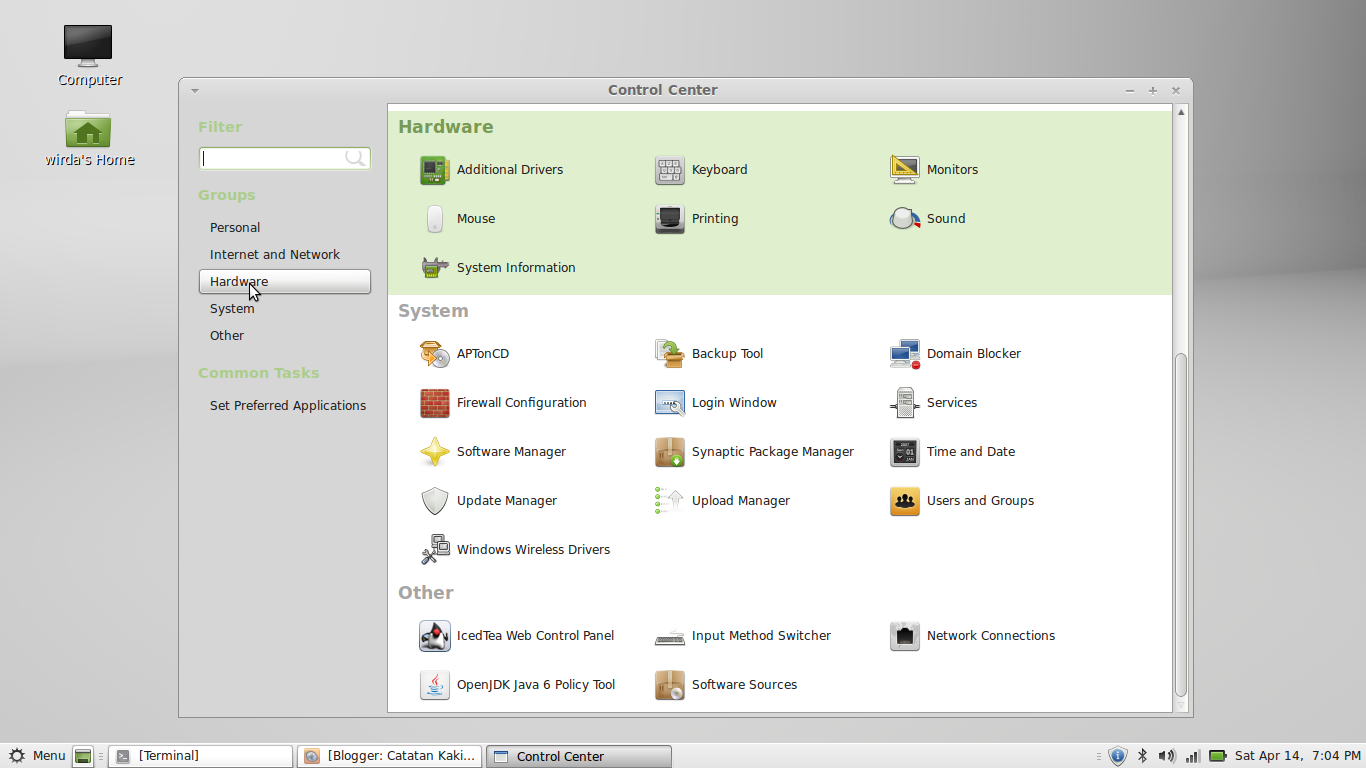 Catatan Kaki Mengaktifkan Touchpad pada Linux Mint