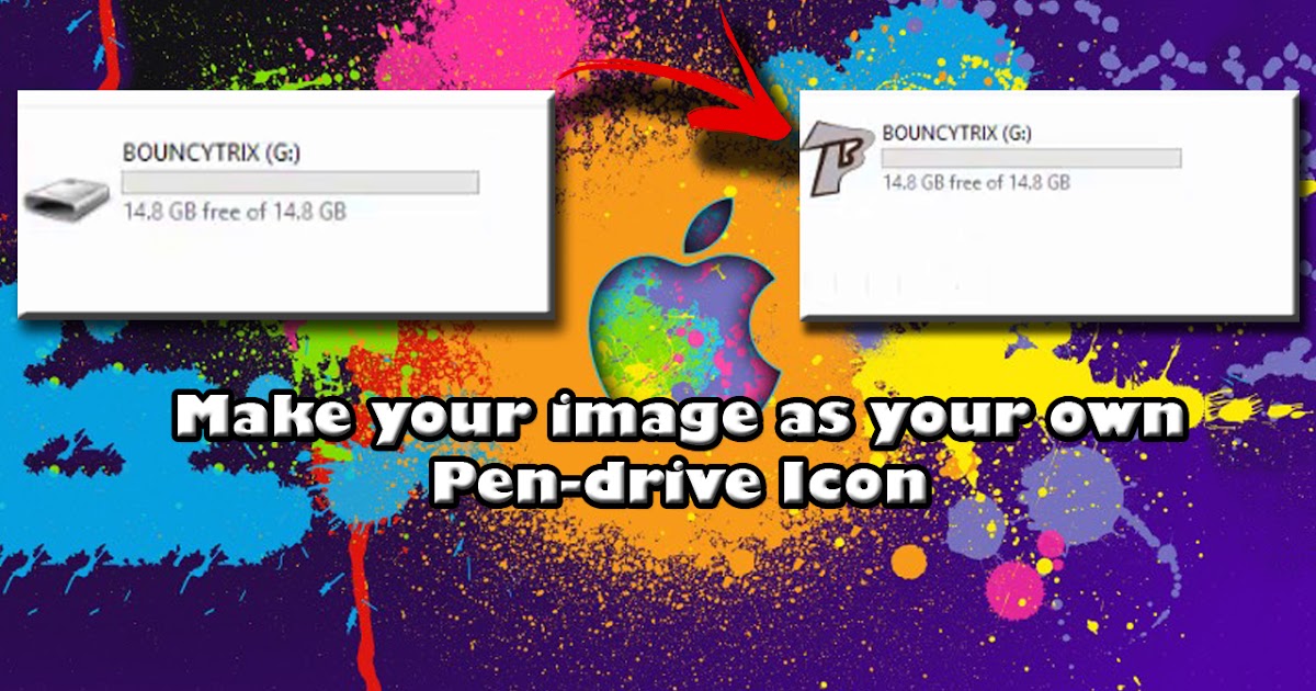 How to Change the Icon of Removable Drives BOUNCYTRIX