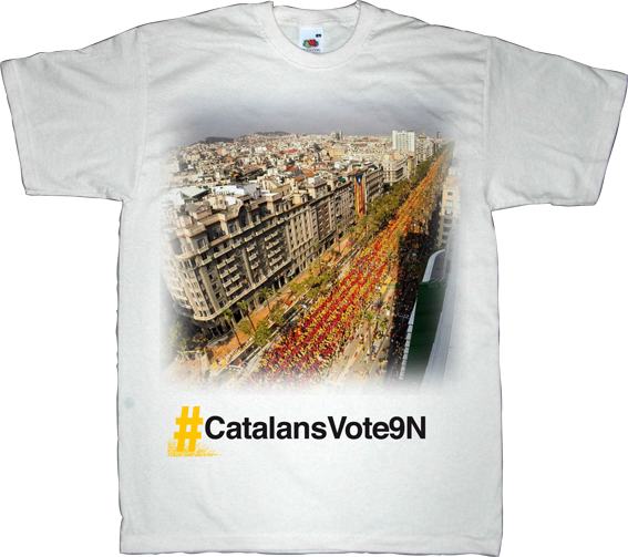 catalonia Barcelona freedom referendum independence 11 septembre 11S 9n t-shirt ephemeral-t-shirts