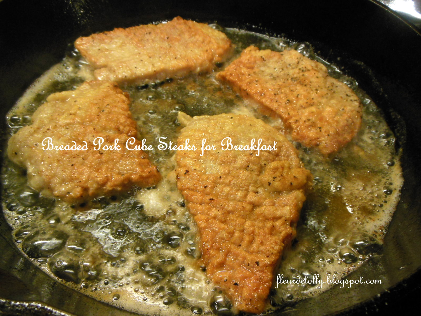 Fleur de Lolly Breaded Pork Cube Steaks