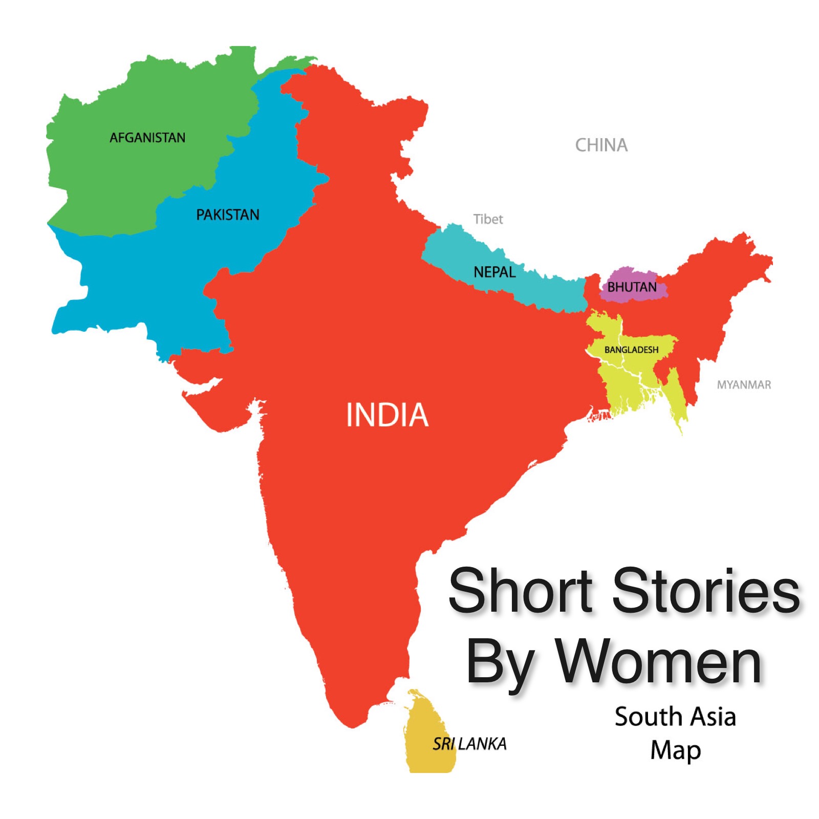 Карта южной азии