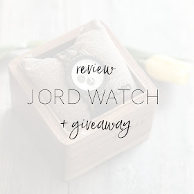 JORD wood watch review and giveaway | personallyandrea.com 