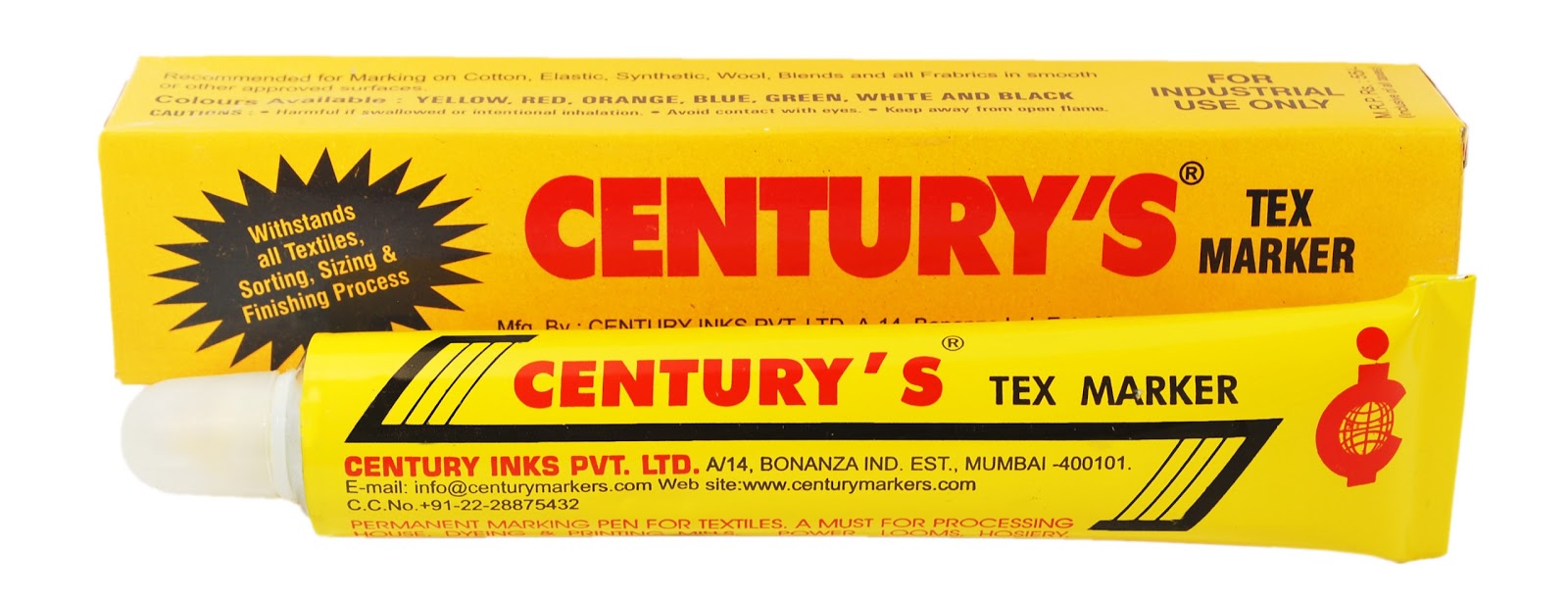 Textile Marker Century's Textile Marker Pen
