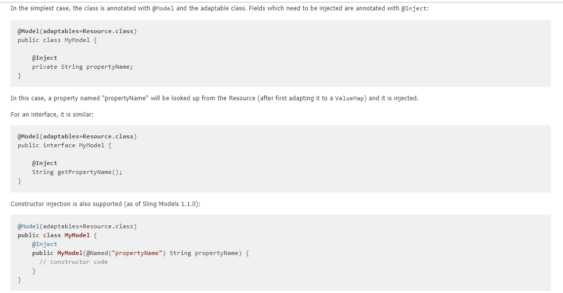 AEM CQ5 Introduction AEM Sling Model