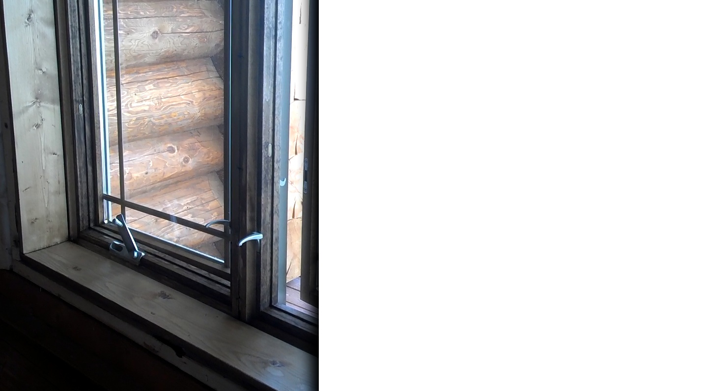 Stannard Log Home Window Trim