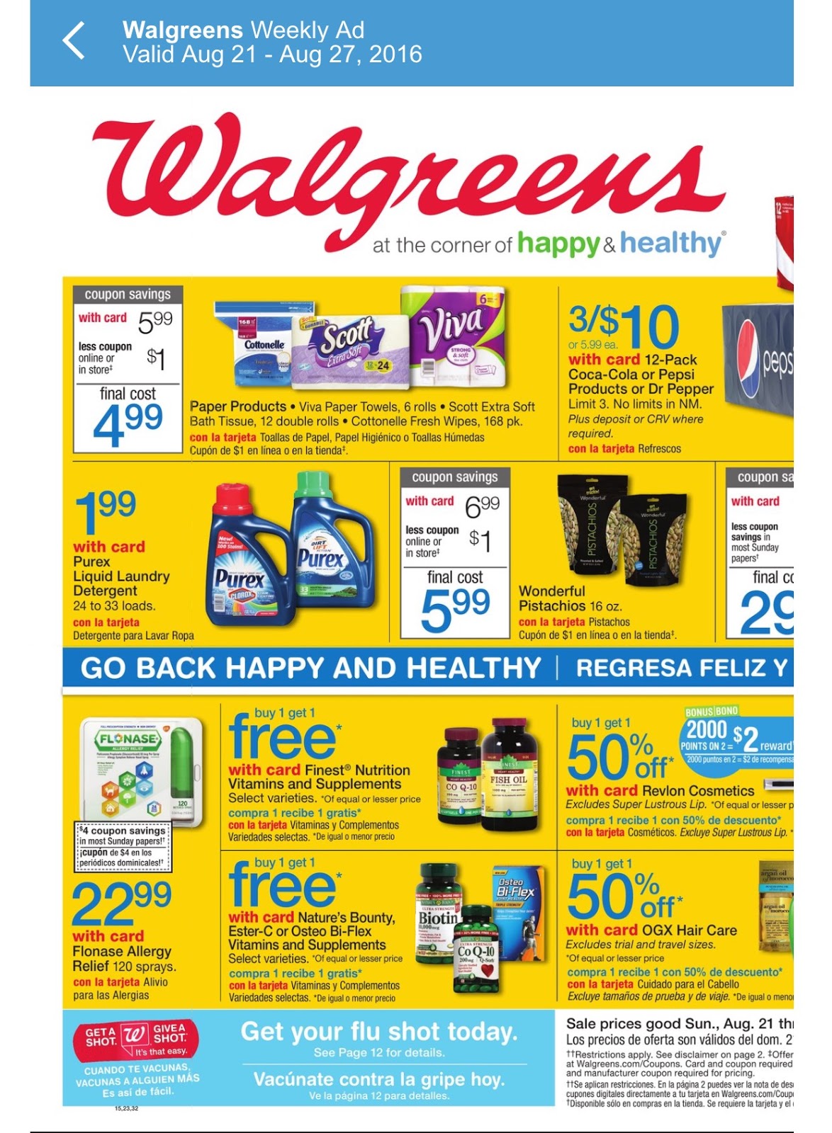 Swatch That Walgreens Weekly Ad and Coupons Valid from August 21 to
