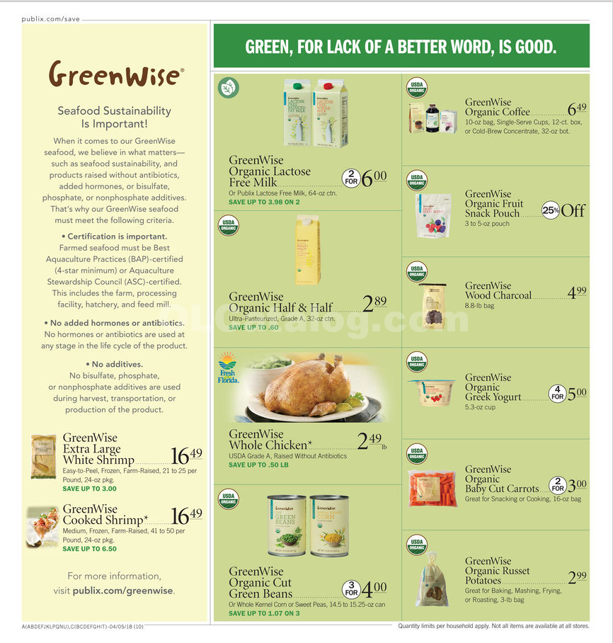 publix weekly ad valid april 4 10 2018 this weeks savings publix greenwise sale flyer
