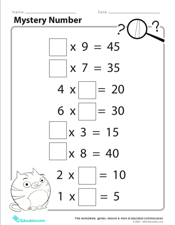 one-step-equation-worksheet-worksheets-for-kindergarten