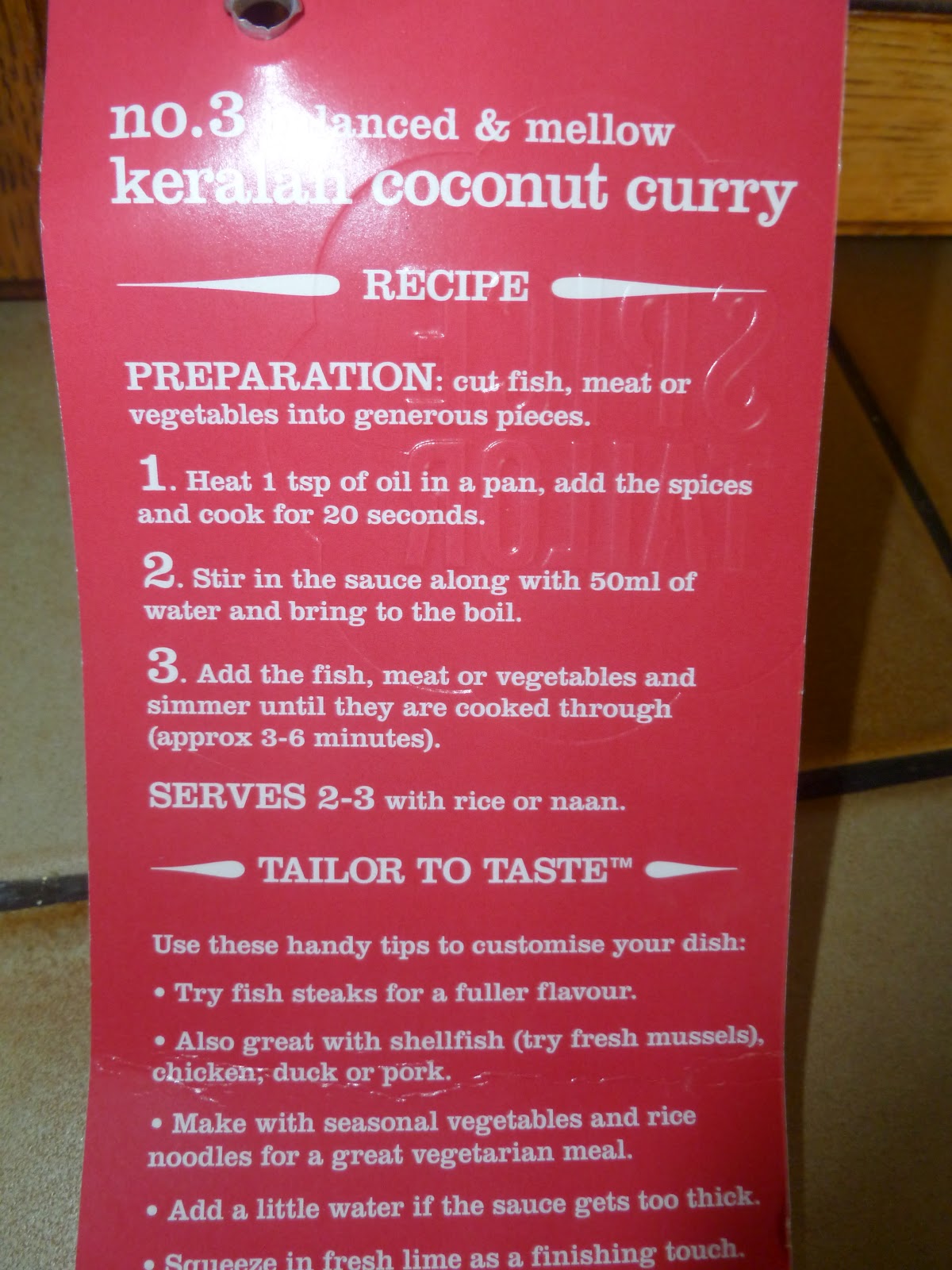 Madhouse Family Reviews The Spice Tailor curry kits review