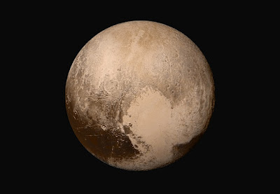 Plutón fotografiado en Julio de 2015