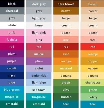 Elisa Ramos -Colour Me-: Todos mis colores combinan entre sí?