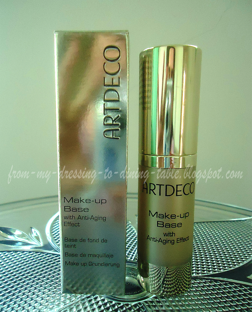 dårligt Elemental komponist From My Dressing To Dining Table: Artdeco Make up Base with Anti-Aging  Effect 15ml – Review & Swatches