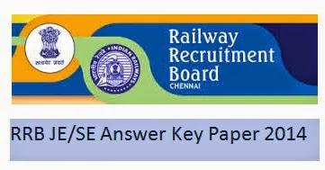 RRB JE/ SE Answer Key Paper