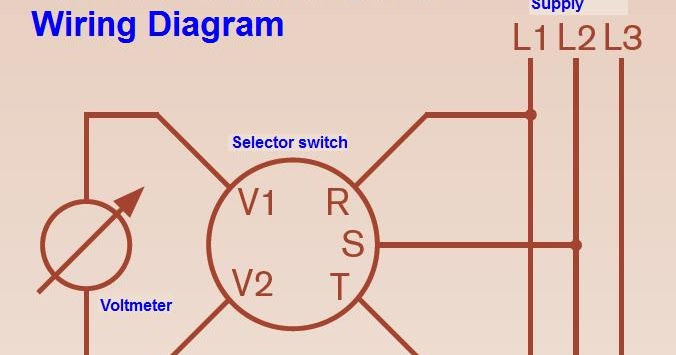 Wiring Diagram Voltmeter Selector Switch - Home Wiring Diagram