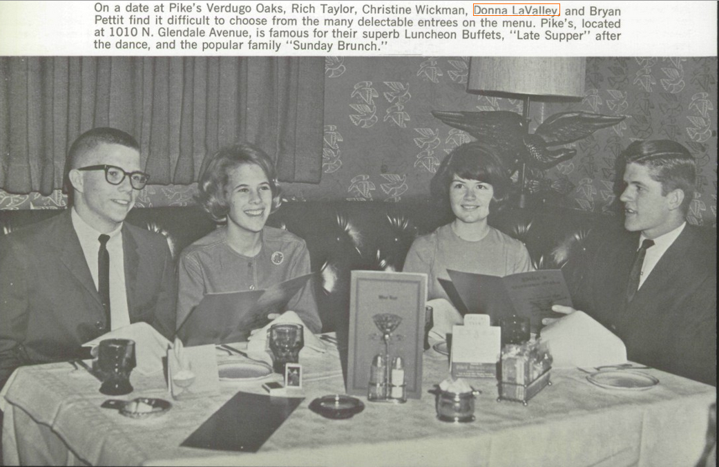 GatheringGardiners Herbert Hoover High School, Glendale, CA, 1950s